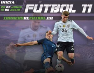 Torneo de fútbol en Bogotá