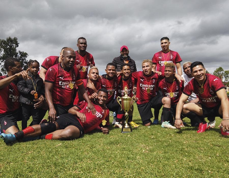 Campeon de torneo de fútbol 8 en bogotá